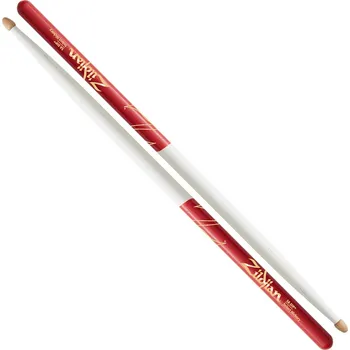 Hudební nástroj ZILDJIAN Hickory 5A Acorn White/Red Dip