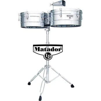 Volný čas LP M257 Timbales Matador Chrome 14" + 15"