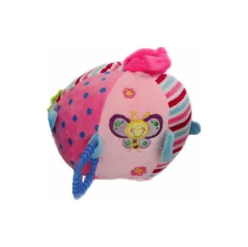 Chrastítko koule růžová – 14 cm