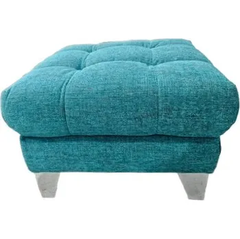 Sedací souprava Světle modrý taburet Amnie 70 x 45 x 70 100% polyester, kov