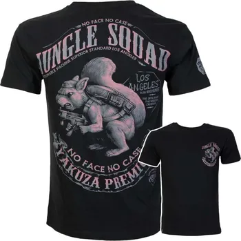 Pánské tričko Yakuza Premium Pánské tričko Selection YPS 4011, Jungle Squad - černé - YPS4011_BLK Velikosti: L