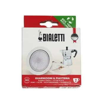 Příprava kávy Těsnění pro Bialetti moka konvičku 2 šálky - hliník (1+1)