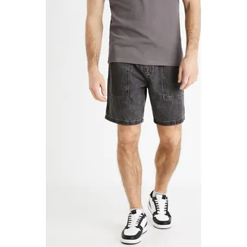 Pánské oblečení Celio Džínové kraťasy Domalobm4 - Pánské Celio šedá 2681209