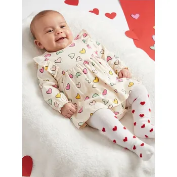 Kojenecké oblečení Sinsay - Body se šatičkami - krémová - 532GK-01X - 532GK-01X-86