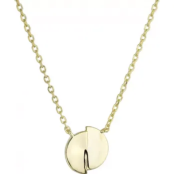 Náhrdelník Pozlacený náhrdelník s rozpůlenou placičkou 62051