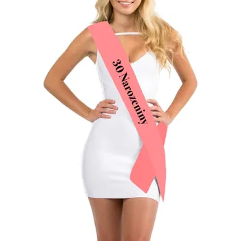 Party dekorace Šerpa - 30 Narozeniny Světle modrá