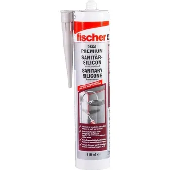Fischer Premium Sanitární silikon, silikon pro těsnění a spárování v sanitárních a kuchyňských
