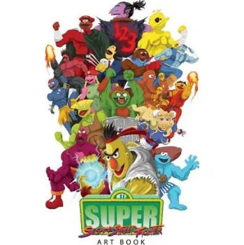 Kniha Sesame Street Fighter Artbook – Matt Crane (EN)