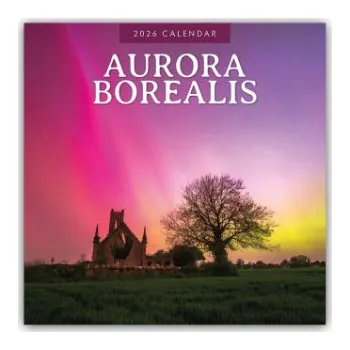 Diář Aurora Borealis - Nordlichter - Polarlicht 2026 - 16-Monatskalender (EN)