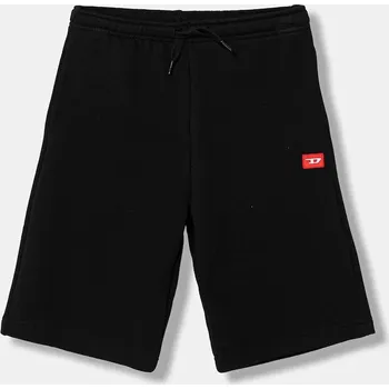 Chlapecké kraťasy Dětské bavlněné šortky Diesel PXGINSHORT SHORTS J02684.0GEAD černá 99X, vel. 175