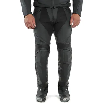 Moto oblečení DAINESE PONY 3 PERF. LEATHER PANTS # BLACK-MATT - 48