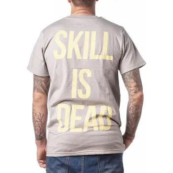 Pánské tričko PITCHA triko SKILL grey/vanilla yellow - 2XL