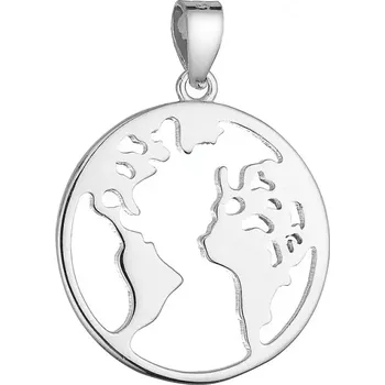 Přívěsek Stříbrný přívěsek světadíly 64065