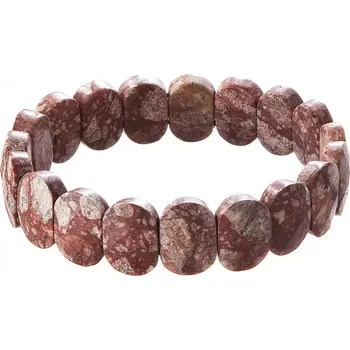 Oblečení a móda Náramek s minerálními kameny jaspis tmavý 43057.3