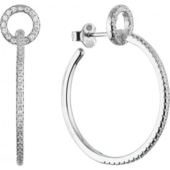 Náušnice Stříbrné náušnice kruhy 11609.1