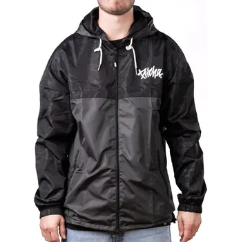 Pánská větrovka PITCHA bunda DUOTONE windbraker dark grey/camo - M