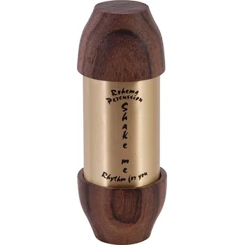 Bicí nástroj ROHEMA Shake ME Brass/Rosewood Shaker
