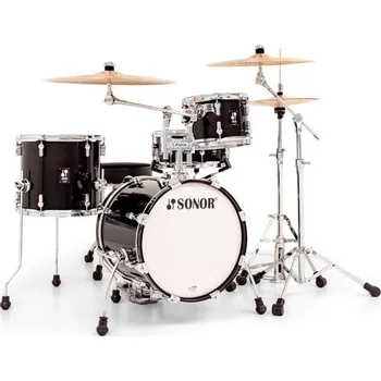 Bicí sada SONOR AQ2 Safari Shell Set Transparent Satin Black