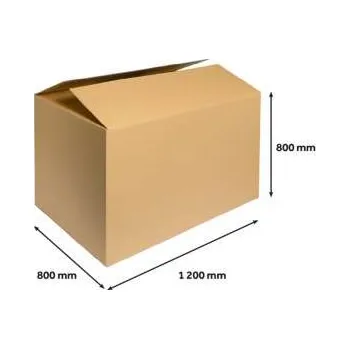 Archivační box Klopová krabice - 5vrstvá, 1200 x 800 x 800 mm, 1 ks