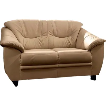 Sedací souprava Světle hnědá kožená pohovka Felecia 148 x 90 x 90 hovězí kůže