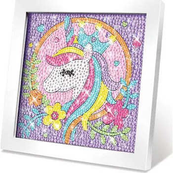 kreativní sada Wiky Kreativní set obraz s kamínky Jednorožec