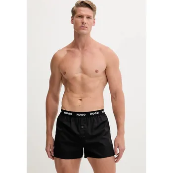 Boxerky Bavlněné boxerky HUGO WOVEN BOXER TRIPLET 3-pack 50532565 námořnická modř 59X, vel. S