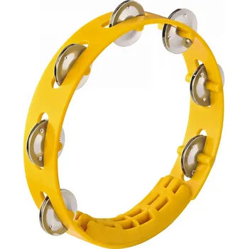 Tamburína NINO 49Y Compact ABS Tambourine 8" (Yellow)