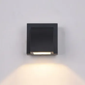 Nástěnné svítidlo PL-436B ITALUX Edgar moderní exteriérové ​​nástěnné svítidlo 3W = 120lm LED bílé světlo (3000K) IP54