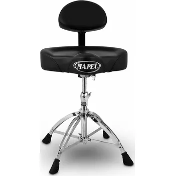 Hudební nástroj MAPEX T775 Double Braced Throne with Height Adjustment and Back Rest