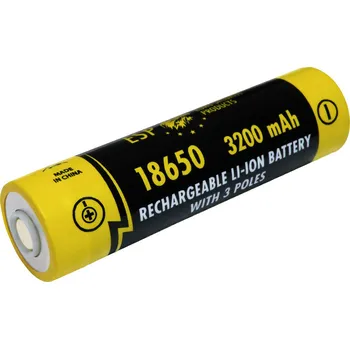 Článková baterie Nabíjecí baterie se 3 póly – 3200 mAh | 18650-SMART