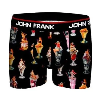 Pánská móda Pánské boxerky John Frank JFBD356 černá L