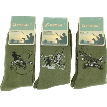 Pánské froté ponožky pro rybáře 3páry (Rybářské ponožky pro muže 3 páry v balení)