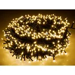 Světelný řetěz 1000 LED, 50+3m, teplé světlo, 8 funkcí