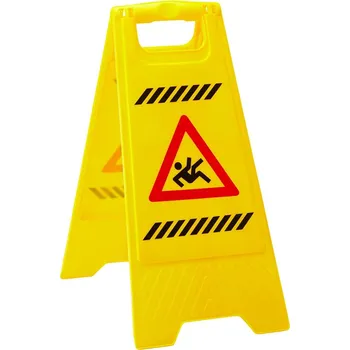 mop ibob s.r.o. Výstražná cedule se symbolem pozor kluzká podlaha bez textu