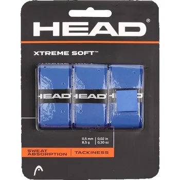 Raketový sport HEAD Multipack 4 ks XtremeSoft 3 overgrip omotávka tl. 05 mm modrá
