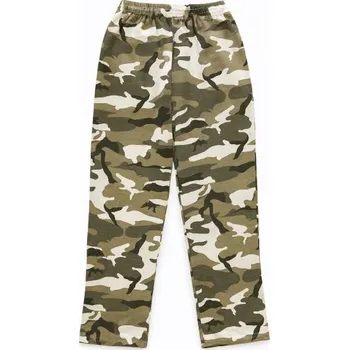 xcena Slabé tepláky maskáčové Velikost: M