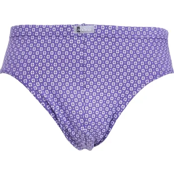 Pánské spodní prádlo Pánské slipy Andrie s geometrickým vzorem PS3601 modrá velikost L