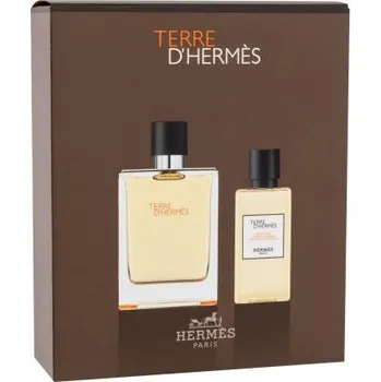 Pánský parfém Hermes Terre d´Hermès dárková kazeta1: EDT 100 ml + sprchový gel 80 ml pro muže