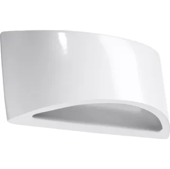 Nástěnné svítidlo SOLLUX LIGHTING Nástěnné svítidlo, lakované VIXEN bílý lesk