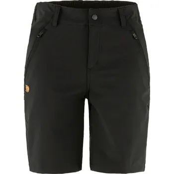 Dámské oblečení kalhoty dámské FJÄLLRÄVEN Abisko Trail Stretch Shorts W Black - 34