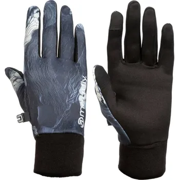 Módní doplněk Pánské rukavice Meatfly Powerstretch černá/modrá XL