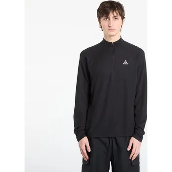 Pánské tričko Tričko Nike ACG Men's Dri-FIT Mid-Layer 1/4-Zip Trail Running Top Black/ Black/ Summit White XL