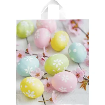Velikonoční dekorace MFP igelitová velikonoční taška 39x46x8 (s uchem) 5252989