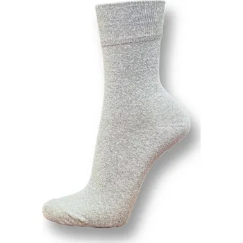 Dámské ponožky Klasické bavlněné ponožky - šedá Vyberte velikost: 43 - 45
