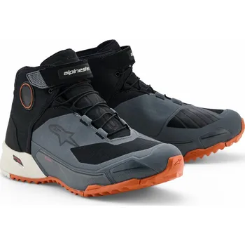 Moto obuv ALPINESTARS boty CR-X DRYSTAR černá/tmavě šedá/oranžová 2026 - 40,5