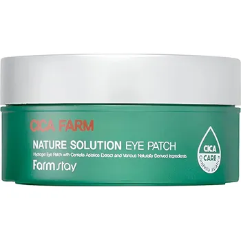 Péče o oční okolí Hydrogelové polštářky pod oči s Pupečníkem Asijským - Farm Stay Cica Farm nature solution Eye patch