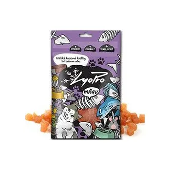 Pamlsek pro kočku Lyopro CAT poch. sušené Měkké lososové kostky 70g