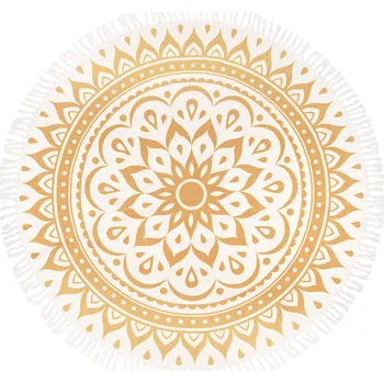 Příslušenství pro bicí nástroj MEINL MMR1VG Meditation Rug Floral Design - Vintage Gold