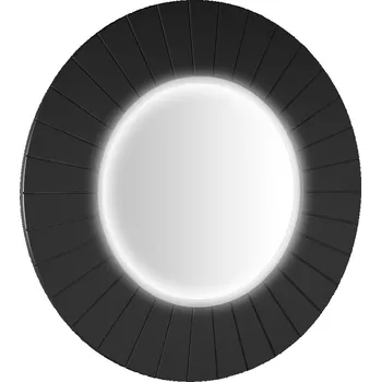 Zrcadlo Sapho Lumiro Strip Kulaté zrcadlo s LED osvětlením v rámu ø 90cm, carina, LR950-4141S