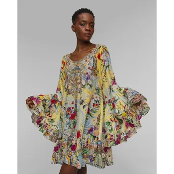 Dámské šaty Květované Hedvábné šaty Camilla 33237-florfant